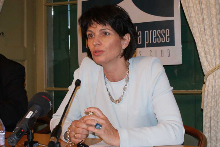 министр экономики Швейцарии Дорис Лютхард 